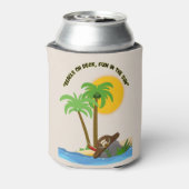 Piratenstrand Dosenkühler (Kanne Rückseite)