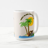 Piratenstrand Kaffeetasse (VorderseiteRechts)