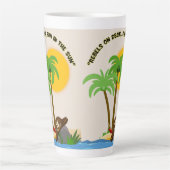 Piratenstrand Milchtasse (Vorderseite)