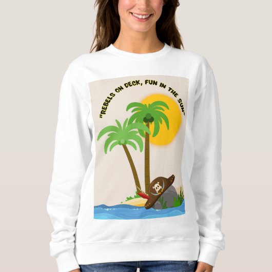 Piratenstrand Sweatshirt (Vorderseite)