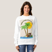 Piratenstrand Sweatshirt (Vorne ganz)
