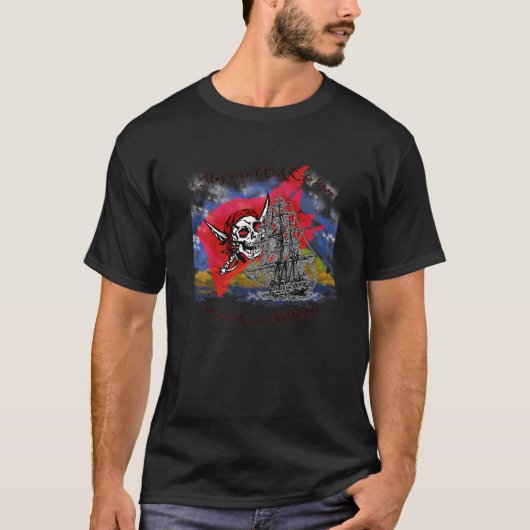 Piratentage Spaß Buccaneer T-Shirt (Vorderseite)