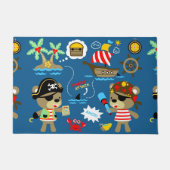 Piratenthema Fußmatte (Vorderseite)