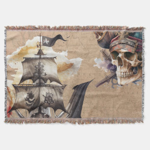Piratenthema im Vintage-Stil Decke