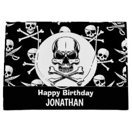 Piratenthema Party Adult Schiff Skulls Knochen Große Geschenktüte