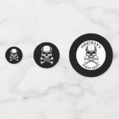 Piratenthema Party Adult Ships Skull Konfetti (Rückseiten)
