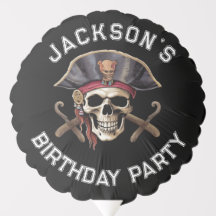 Piratenthema Party Erwachsene CAPTAIN Skull 1 SCHW