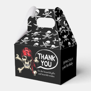 Piratenthemen-Party Erwachsener Salziger Totenkopf Geschenkschachtel