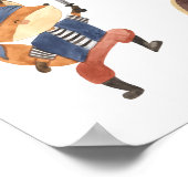 Piratentiere Geburtstagsfeier Willkommensschild Poster (Ecke)
