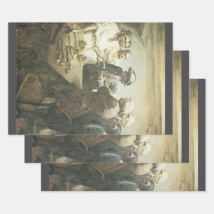 Piratenveteranen beim Vorbereiten einer Meuterei v Geschenkpapier Set