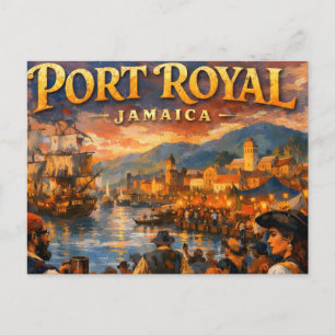 Piratenwoche in Port Royal Postkarte