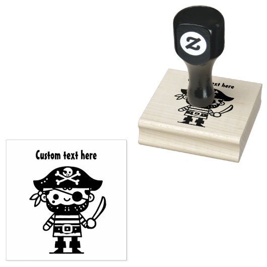 Piratenzeichen Gummistempel (Stempel)