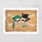 Piraterin Postkarte (Vorderseite)