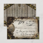 Piratersvp RSVP Karte (Vorne/Hinten)