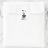 Pirates Ahoy Matey Runder Aufkleber (Tasche)