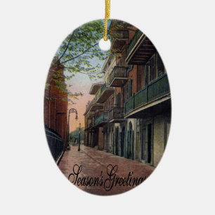Pirates Alley French Quarter Keramik Ornament