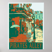 Pirates Alley Green Poster (Vorne)