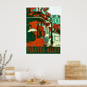 Pirates Alley Poster (Küche)