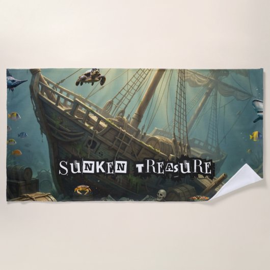 Pirates and Captured Ships Strandtuch (Vorderseite)