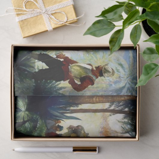 "Pirates and Plunder" von NC Wyeth Seidenpapier (Geschenk)