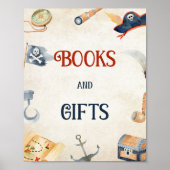 Pirates Baby Duschbücher und Geschenke Unterschrif Poster (Vorne)