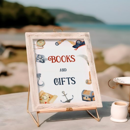 Pirates Baby Duschbücher und Geschenke Unterschrif Poster