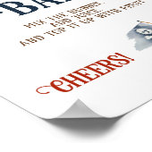 Pirates Baby Shower Momosa Bar Poster (Ecke)