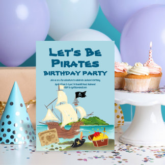 Pirates Birthday Einladung