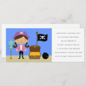 Pirates Birthday Party Einladungen (für Mädchen) (Vorne/Hinten)