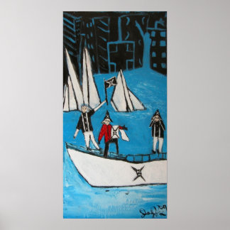 PIRATES-BLUES POSTER