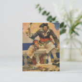 Pirates Boarding Ship Postkarte (Stehend Vorderseite)