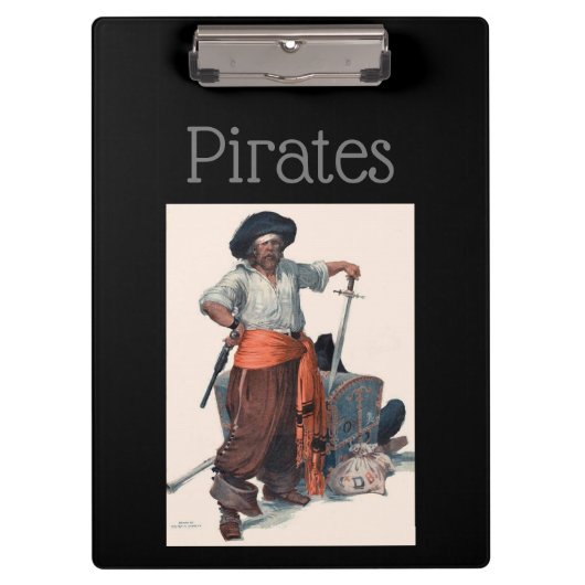 Pirates Clipboard Klemmbrett (Vorderseite)