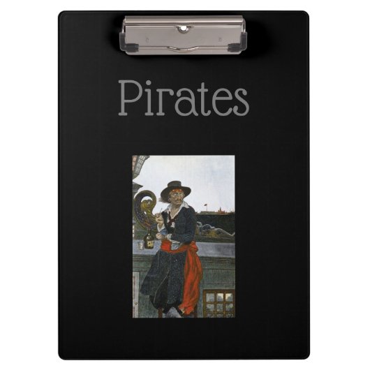 Pirates Clipboard Klemmbrett (Vorderseite)
