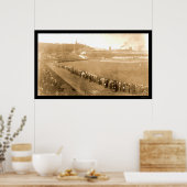 Pirates Giants Baseball Foto 1904 Poster (Küche)