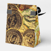 Pirates Gold Treasmap Tent Fevor Box Geschenkschachtel (Rückseite)