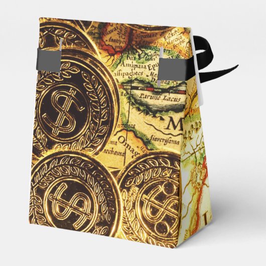 Pirates Gold Treasmap Tent Fevor Box Geschenkschachtel (Rückseite)