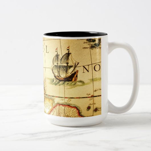 Pirates Gold Treasure Karte Tasse (Rechts)