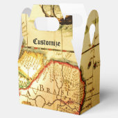 Pirates Gold Treasure Map Gable Favor Box Geschenkschachtel (Geöffnet)