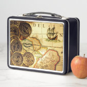 Pirate's Gold Treasure Map Metall Brotdose (Beispiel)