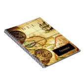 Pirates Gold Treasure Map Notebook Notizblock (Rechte Seite)
