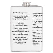 Pirate's Hot Rum Toddy recipe Caribbean coffee Flachmann (Rückseite)