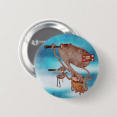 Pirates. Imagination and fantasy, cute, and Button (Vorne & Hinten)