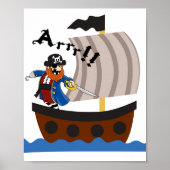 Pirates Kinderzimmer Poster (Vorne)