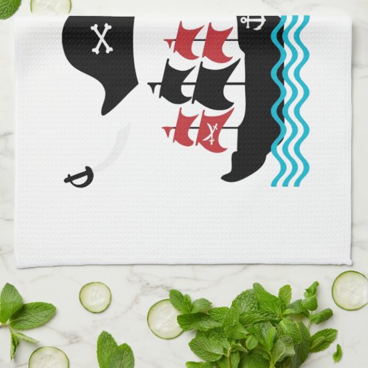 Pirates Küchentücher (Gefaltet)