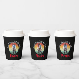 Pirates Paper Cups des blauen Party Pappbecher
