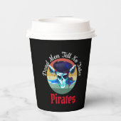 Pirates Paper Cups des blauen Party Pappbecher (Rückseite)
