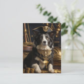 Pirates Party Harty Einladungspostkarte (Stehend Vorderseite)