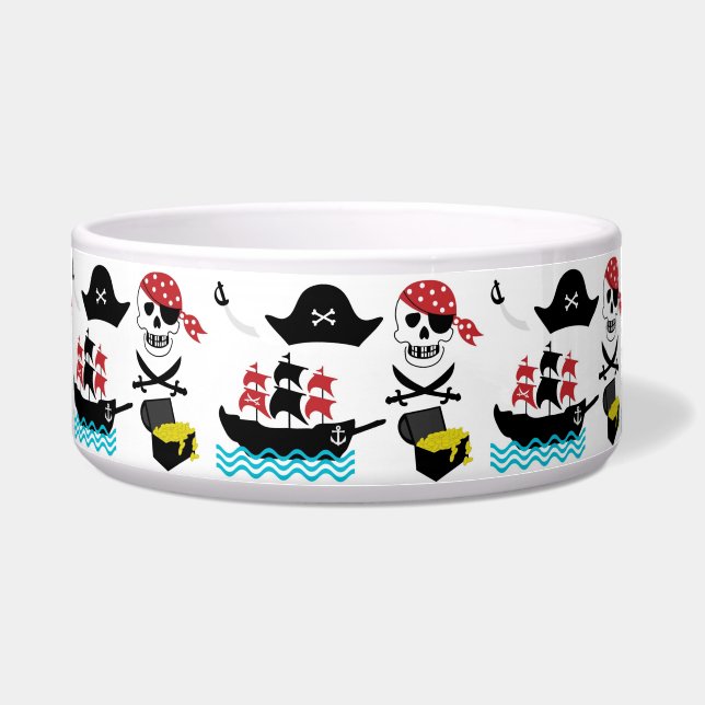 Pirates Pet Bowl Napf (Vorderseite)