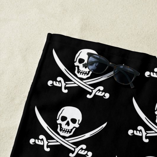 Pirates Piratenflagge Strandtuch (Beispiel)