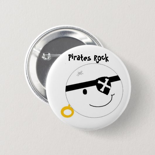 Pirates Rock Button (Vorne & Hinten)